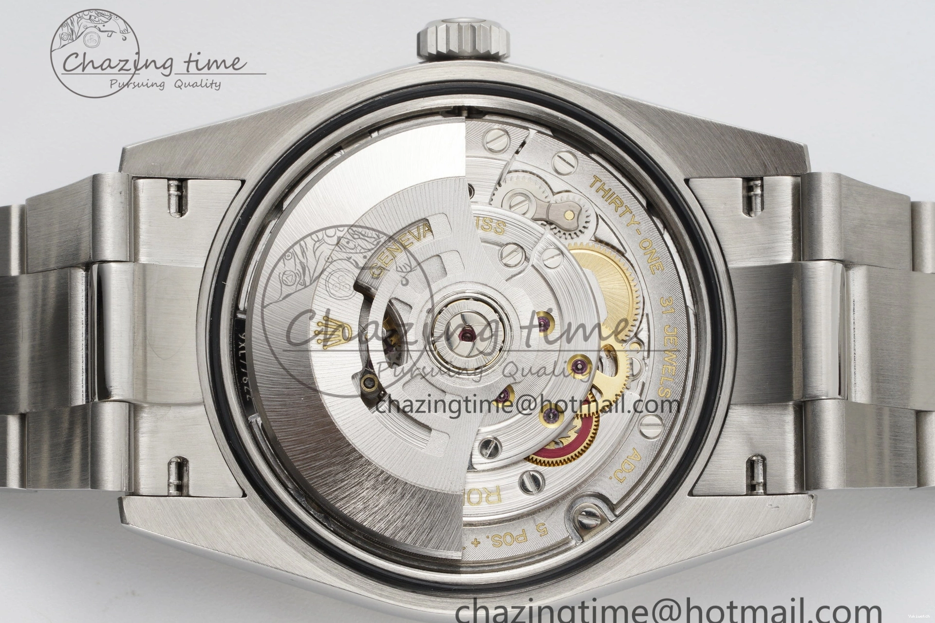 Steel Oyster DateJust 36 Textured Dial V2 on 904L JDF Blue VR3235 SS Bracelet 0228